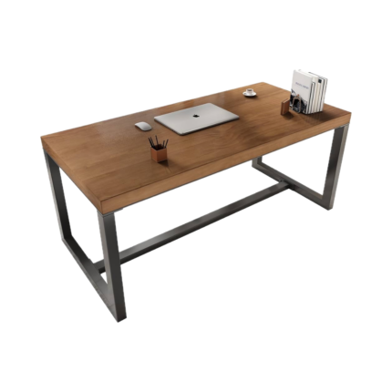 Mesa de trabajo con base de acero